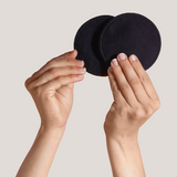 Genanvendelige ammeindlæg i økologisk bomuld (6 stk.)