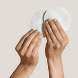 Genanvendelige ammeindlæg i økologisk bomuld (6 stk.)