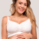 Økologisk graviditets- og amme-bh