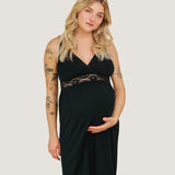 Graviditets- og amme natkjole